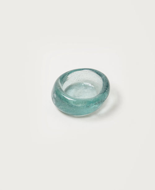 Il Buco Vita La Riccia Recycled Glass Salt Dish