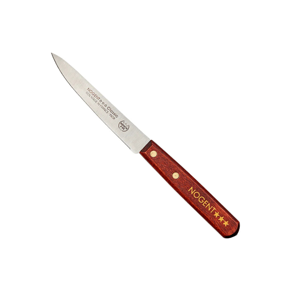 NOGENT Utility/Tomato Knife 11 cm / 4.25" Serrated 1 mm (Hornbeam)