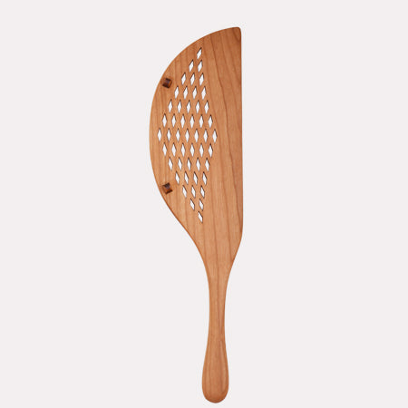 Jonathan's Spoons Cherry Wood Pot Strainer 13 inch