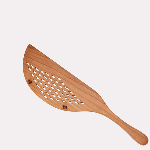 Jonathan's Spoons Cherry Wood Pot Strainer 13 inch