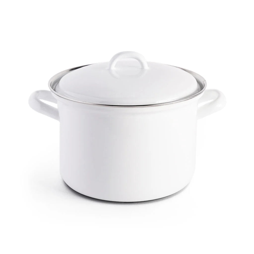 Riess Covered Saucepot 18cm, 2.5L White