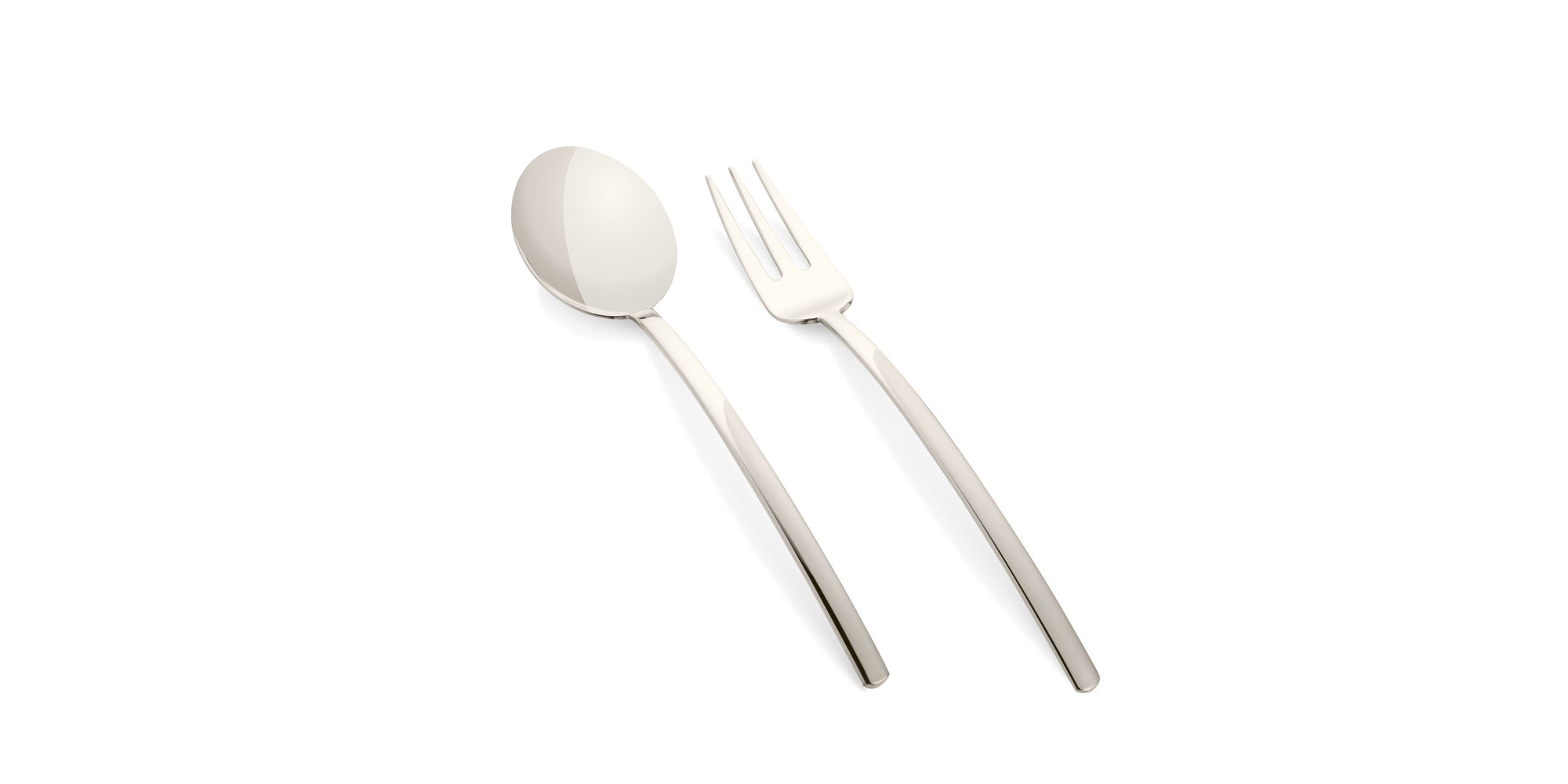 Mepra Stainless Steel Due Serving Set 2 pcs in Champagne