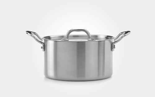 Samuel Groves Classic 26cm Stainless Steel Triply Casserole Pan & Lid 5.0LT