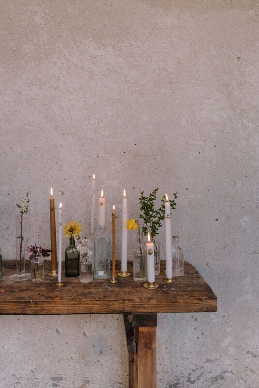 Boncoeurs Bougie - 30 cm New - Carbone