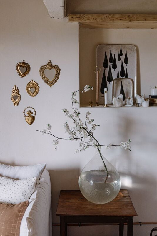 Boncoeurs Bougie - 30 cm New - Vieil Or